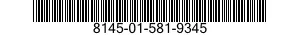 8145-01-581-9345 SHIPPING AND STORAGE CONTAINER,MISCELLANEOUS EQUIPMENT 8145015819345 015819345