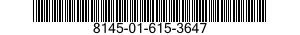 8145-01-615-3647 SHIPPING AND STORAGE CONTAINER,VEHICULAR EQUIPMENT 8145016153647 016153647