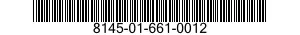 8145-01-661-0012 SHIPPING AND STORAGE CONTAINER,AIRCRAFT STRUCTURAL COMPONENT 8145016610012 016610012