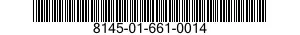 8145-01-661-0014 SHIPPING AND STORAGE CONTAINER,AIRCRAFT STRUCTURAL COMPONENT 8145016610014 016610014