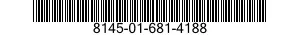 8145-01-681-4188 SHIPPING AND STORAGE CONTAINER,MISCELLANEOUS EQUIPMENT 8145016814188 016814188