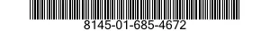8145-01-685-4672 SHIPPING AND STORAGE CONTAINER,MISCELLANEOUS EQUIPMENT 8145016854672 016854672