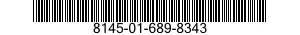 8145-01-689-8343 SHIPPING AND STORAGE CONTAINER,MISCELLANEOUS EQUIPMENT 8145016898343 016898343