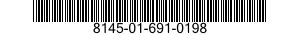 8145-01-691-0198 SHIPPING AND STORAGE CONTAINER,ELECTRIC-ELECTRONIC EQUIPMENT 8145016910198 016910198