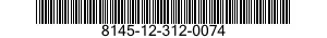 8145-12-312-0074 SHIPPING AND STORAGE CONTAINER,ELECTRIC-ELECTRONIC EQUIPMENT 8145123120074 123120074