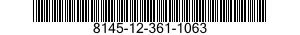 8145-12-361-1063 SHIPPING AND STORAGE CONTAINER,MISCELLANEOUS EQUIPMENT 8145123611063 123611063