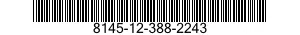 8145-12-388-2243 SHIPPING AND STORAGE CONTAINER,ELECTRIC-ELECTRONIC EQUIPMENT 8145123882243 123882243