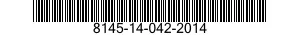 8145-14-042-2014 SHIPPING AND STORAGE CONTAINER,OPTICAL EQUIPMENT 8145140422014 140422014