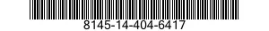 8145-14-404-6417 SHIPPING AND STORAGE CONTAINER,MISCELLANEOUS EQUIPMENT 8145144046417 144046417