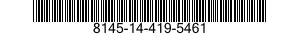 8145-14-419-5461 SHIPPING AND STORAGE CONTAINER,MISCELLANEOUS EQUIPMENT 8145144195461 144195461