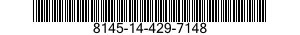 8145-14-429-7148 SHIPPING AND STORAGE CONTAINER,ELECTRIC-ELECTRONIC EQUIPMENT 8145144297148 144297148