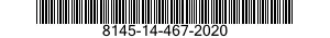 8145-14-467-2020 SHIPPING AND STORAGE CONTAINER,HELICOPTER COMPONENTS 8145144672020 144672020
