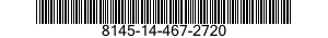 8145-14-467-2720 SHIPPING AND STORAGE CONTAINER,AIRCRAFT STRUCTURAL COMPONENT 8145144672720 144672720
