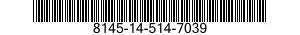 8145-14-514-7039 SUPPORT,SHIPPING AND STORAGE CRATE 8145145147039 145147039