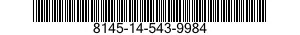 8145-14-543-9984 SHIPPING AND STORAGE CONTAINER,TEST KIT 8145145439984 145439984