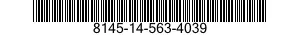 8145-14-563-4039 SHOCK INDICATOR,VISUAL 8145145634039 145634039