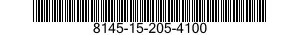 8145-15-205-4100 TANICA PER LIQUIDI 8145152054100 152054100