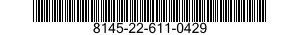 8145-22-611-0429 SHIPPING AND STORAGE CONTAINER,SMALL ARM 8145226110429 226110429