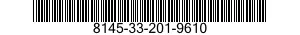 8145-33-201-9610 SHIPPING AND STORAGE CONTAINER,TURBINE COMPONENTS 8145332019610 332019610