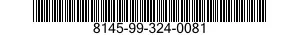 8145-99-324-0081 SHIPPING AND STORAGE CONTAINER,TURBINE COMPONENTS 8145993240081 993240081