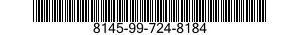 8145-99-724-8184 SHIPPING AND STORAGE CONTAINER,DIVING EQUIPMENT 8145997248184 997248184