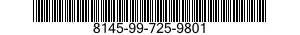 8145-99-725-9801 SHIPPING AND STORAGE CONTAINER,ENGINE COMPONENT 8145997259801 997259801