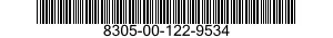8305-00-122-9534 CLOTH,COATED 8305001229534 001229534
