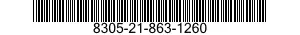 8305-21-863-1260  8305218631260 218631260