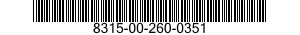 8315-00-260-0351  8315002600351 002600351