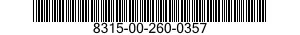 8315-00-260-0357  8315002600357 002600357