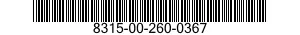 8315-00-260-0367  8315002600367 002600367