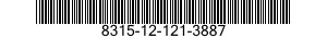 8315-12-121-3887 BUTTON,SEWING HOLE 8315121213887 121213887