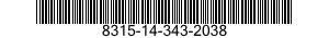 8315-14-343-2038 FASTENER TAPE,PILE 8315143432038 143432038