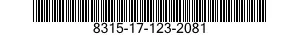 8315-17-123-2081 FASTENER TAPE,PILE 8315171232081 171232081