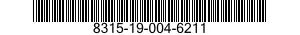 8315-19-004-6211 FIXADOR PLASTICO 8315190046211 190046211