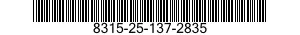 8315-25-137-2835 FASTENER TAPE,HOOK 8315251372835 251372835