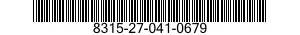 8315-27-041-0679 FASTENER TAPE,HOOK 8315270410679 270410679