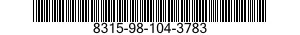8315-98-104-3783 RING,TOGGLE,STAPLE BUTTON 8315981043783 981043783