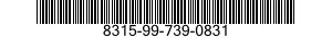 8315-99-739-0831 FASTENER TAPE,PILE 8315997390831 997390831