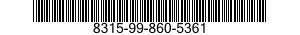 8315-99-860-5361 FASTENER TAPE,PILE 8315998605361 998605361