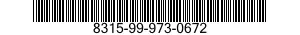 8315-99-973-0672 BUTTON,SEWING HOLE 8315999730672 999730672