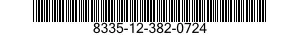 8335-12-382-0724 INSOLES,FOOTWEAR 8335123820724 123820724