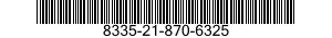 8335-21-870-6325 PATTERN,INSOLE ROUN 8335218706325 218706325