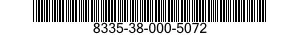 8335-38-000-5072 INSOLES,FOOTWEAR 8335380005072 380005072