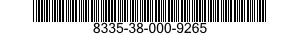 8335-38-000-9265 INSOLES,FOOTWEAR 8335380009265 380009265