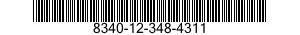 8340-12-348-4311 CASE,TENT COMPONENT KIT 8340123484311 123484311