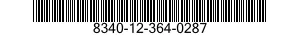 8340-12-364-0287 CASE,TENT COMPONENT KIT 8340123640287 123640287