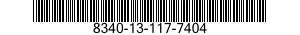 8340-13-117-7404 SEGMENT,TENT FRAME ARCH 8340131177404 131177404