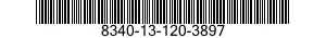 8340-13-120-3897 TENT,CANVAS 8340131203897 131203897