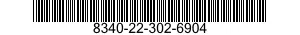8340-22-302-6904 STRIP,RUBBER 8340223026904 223026904